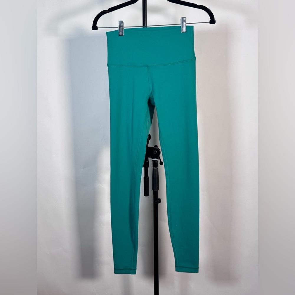 NWOT Lululemon Wunder Train High-Rise Tight 28" Maldives Green - Picture 2 of 5